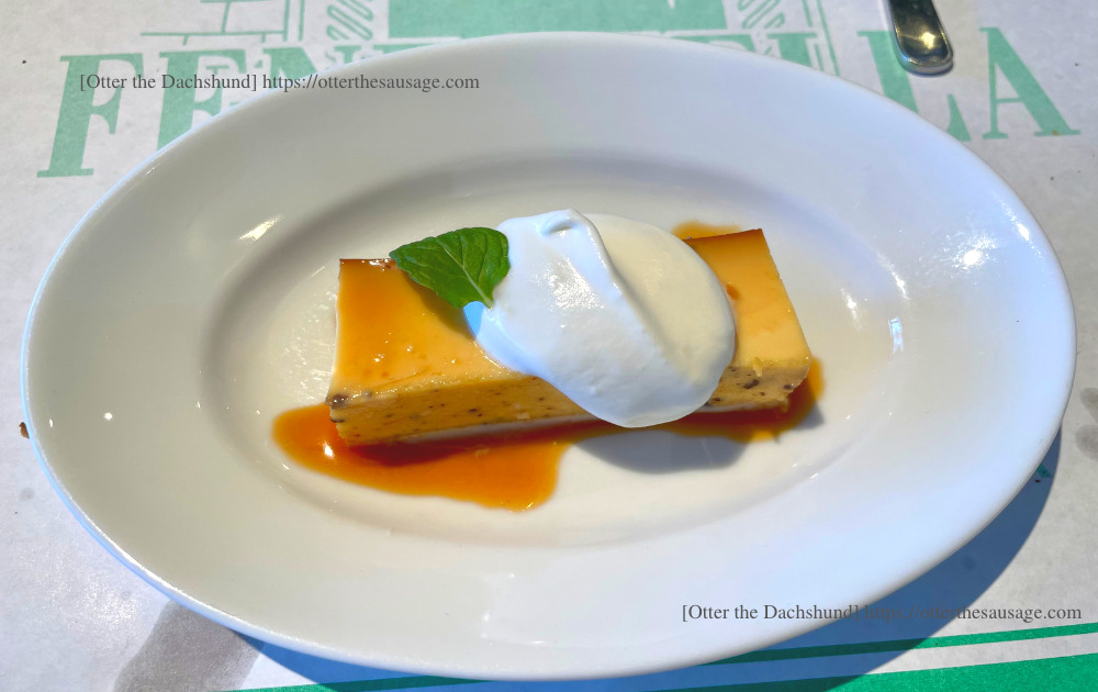 photo_犬と旅行_犬連れ旅行_Á FENESTELLA TRATTORIA E PIZZERIA_ア　フェネステッラ_軽井沢_犬連れランチ_イタリアン_ピッザリア_ランチ_パンナコッタ